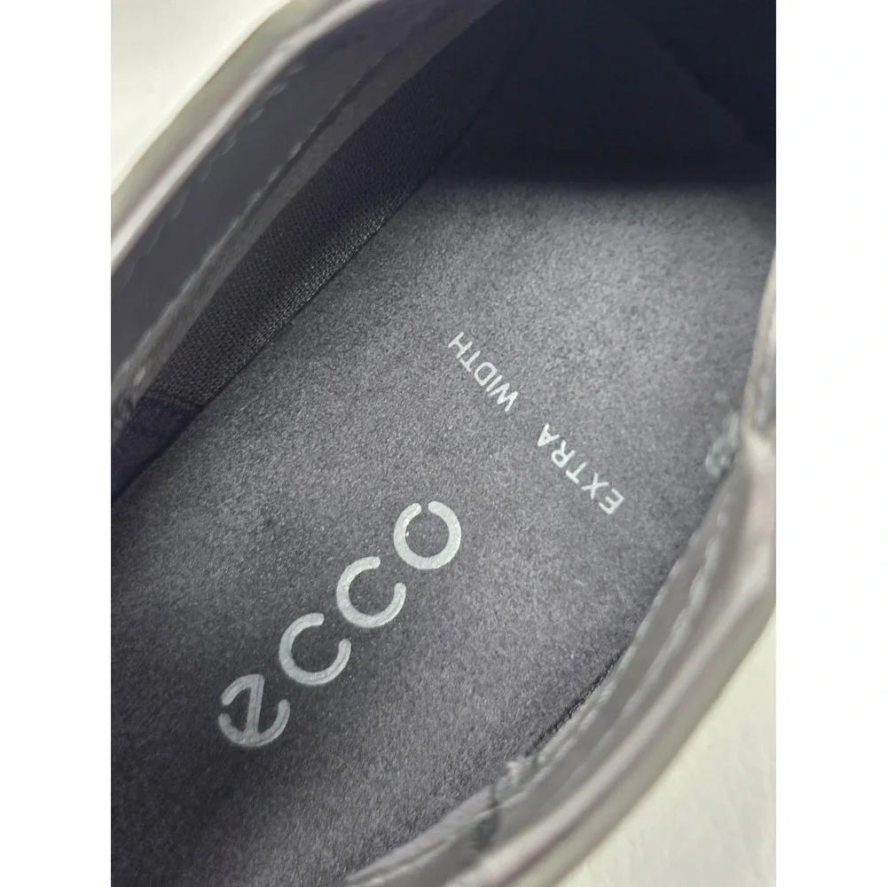 ECCO Soft 7 Tred Zip Grey Leather Ankle Boot Sneakers Womens Size 6 EU 37